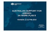 AUSTRALIAN SUPPORT FOR ASEAN’s IAI WORK PLAN II