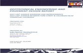 GEOTECHNICAL ENGINEERING AND PAVEMENT DESIGN REPORT
