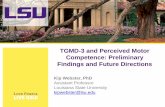 TGMD-3 and Perceived Motor Competence: Preliminary ...