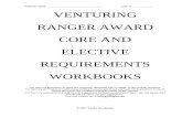 VENTURING RANGER AWARD REQUIREMENTS WORKBOOKS