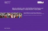 BUILDING AN INTERNATIONALLY RENOWNED FASHION HOUSE