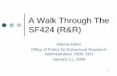 A Walk Through The SF424 (R&R) - Home | eRA