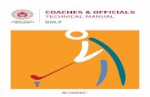 COACHES AND OFFICIALS TECHNICAL MANUAL | GOLF 2