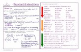 Standard (index) form - JustMaths