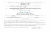 VRNT-2018.07.31 - Form 10-Q