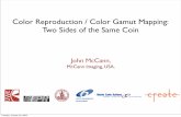 Color Reproduction / Color Gamut Mapping: Two Sides of - Create!