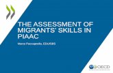 The Assessment of migrants’ skills in piaac