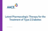Latest Pharmacologic Therapy for the Treatment of Type 2 ...