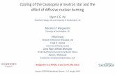 Cooling of the Cassiopeia A neutron star and the effect of ...