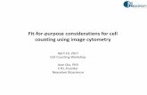Fit-for-purpose considerations for cell counting using ...