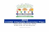 2015 CORE Citywide Exercise Plan - City of Oakland