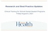 Research and Best Practice Updates
