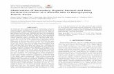 ISSN Observation of Secondary Organic Aerosol and New ...