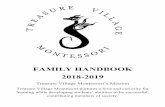 Family Handbook 2018-2019 - Treasure Village Montessori