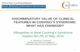 DISCRIMINATORY VALUE OF CLINICAL FEATURES IN CUSHING S ...
