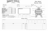 Third Edition Role Playing Game Character Sheet Character ...