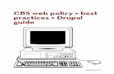 CBS web policy + best practices + Drupal guide