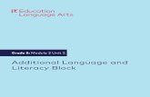 Additional Langua ge and Literacy Block - EL Education