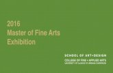2016 Master of Fine Arts Exhibition - Illinois MFA 2021 ...