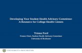 Developing Your Student Health Advisory Committee: A ...