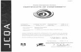 CERTIFICATE OF CONFORMITY Quality Management System ...