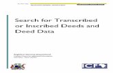 Search for Transcribed or Inscribed Deeds and Deed Data