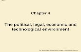 The political, legal, economic and technological environment