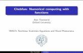 Chebfun: Numerical computing with functions