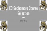 EC Sophomore Course Selection