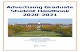 Advertising Graduate Student Handbook 2020-2021