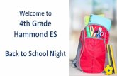 Welcome to 4th Grade Hammond ES