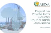 Report on Private Infra Country Round-Table Discussions