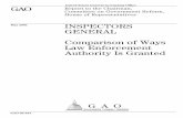 GAO-02-437 Inspectors General: Comparison of Ways Law ...