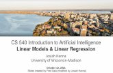 Linear Models & Linear Regression