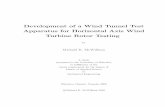 Development of a Wind Tunnel Test Apparatus for Horizontal ...