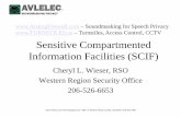 Sensitive Compartmented Information Facilities (SCIF)
