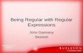 Being Regular with Regular Expressions - Burleson Oracle Consulting