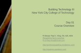 Building Technology III New York City College of ...