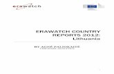 ERAWATCH COUNTRY REPORTS 2012: Lithuania