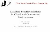Database Security Solutions in Cloud and Outsourced ...