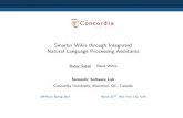 Smarter Wikis through Integrated Natural Language ...