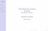 The Brownian motion - HEC Montréal