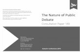 Debate The Nature of Public