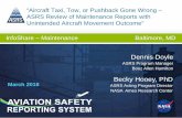 “Aircraft Taxi, Tow, or Pushback Gone Wrong – ASRS Review ...