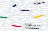 2016: Channel 4’s Year of Disability