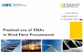 Practical use of ESIAs in Wind Farm Procurement