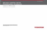 Model 4200A-SCS Parameter Analyzer Users Manual
