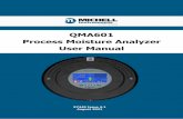 QMA601 Process Moisture Analyzer User Manual