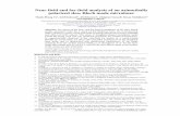 Near-field and far-field analysis of an azimuthally ...