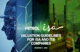 VALUATION GUIDELINES FOR ISA AND ITS COMPANIES